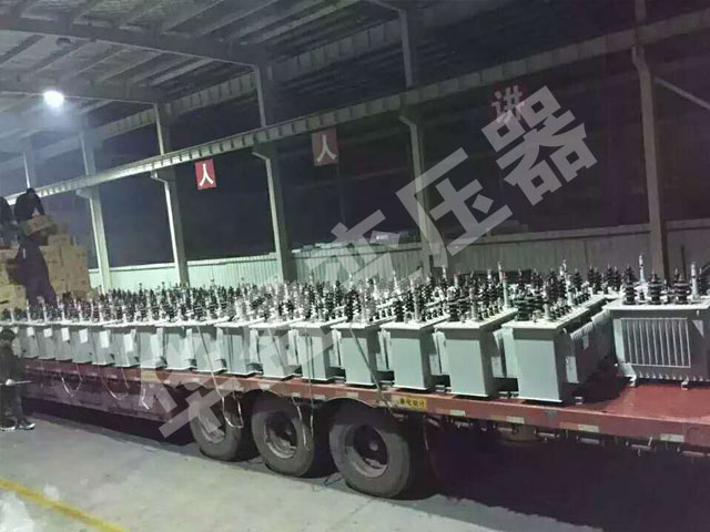 株洲非晶合金变压器发货现场